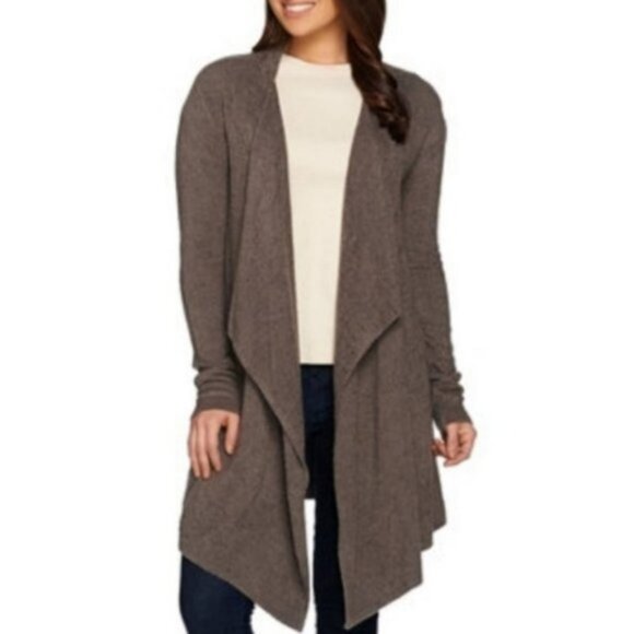 Barefoot Dreams Cozychic Lite Calypso Wrap - Cocoa - Picture 1 of 5